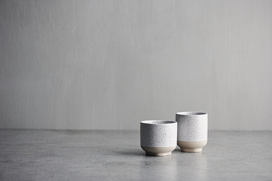 Forma Tasses 330 ml, blanches, Lot de 2