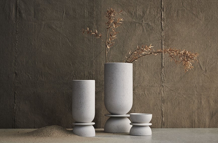 Hour Svijećnjak za lučice 8,5 cm pješčani