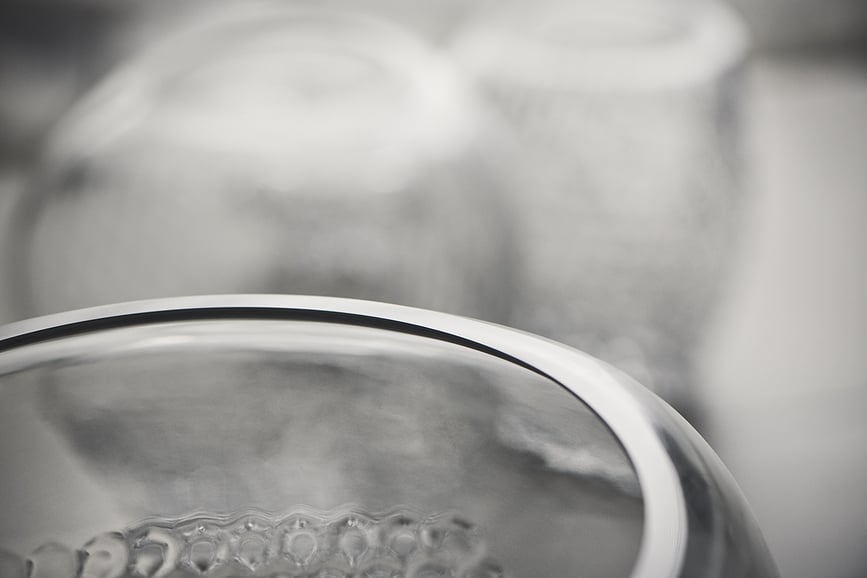 Jarrón Bramble, 37 cm, ahumado