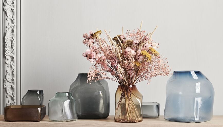 Jarrón Bronco 17 cm, transparente