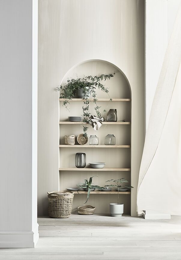 Jarrón Bronco, 25 cm, transparente