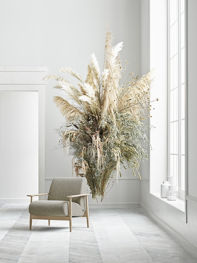 Jarrón Forma, 20 cm, color arena