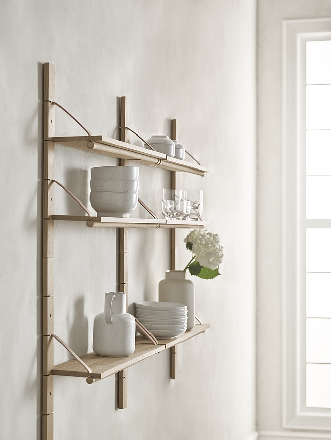 Jarrón Forma, 26 cm, color arena