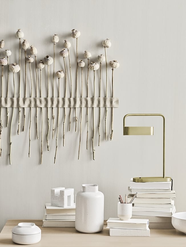 Jarrón Forma, 26 cm, color arena