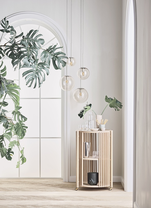 Jarrón Hour, 22,5 cm, color arena