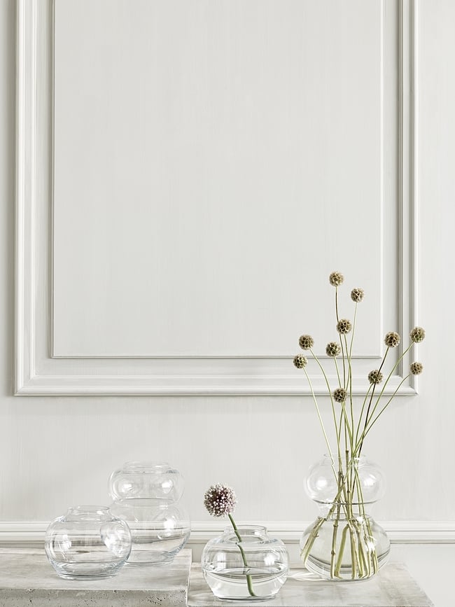 Jarrón Mingei, 32,5 cm, transparente