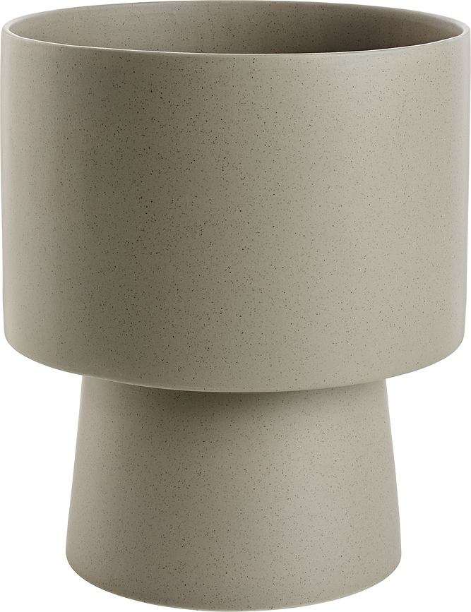 Jarrón Torch, 38 cm, marrón