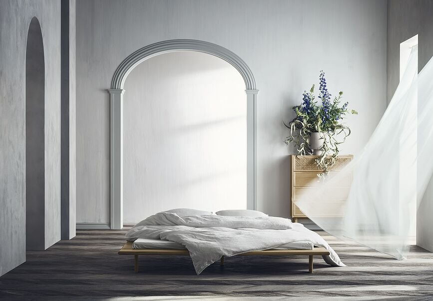 Jarrón Torch, 38 cm, beige