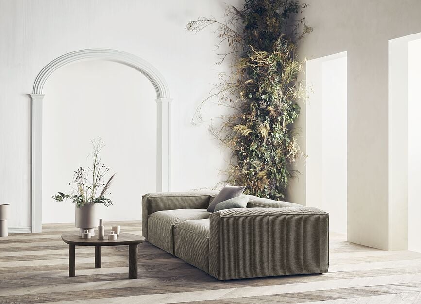 Jarrón Torch 8 cm, beige