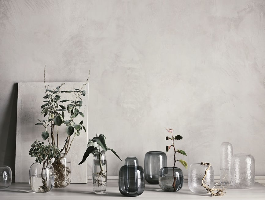 Jarrón Una 14,5 cm, transparente