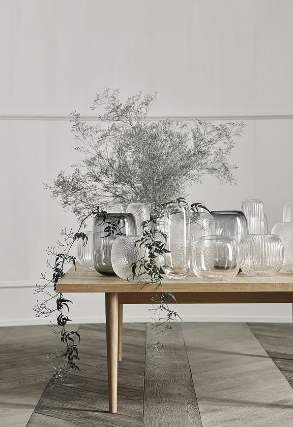 Jarrón Una, 18 cm, ahumado