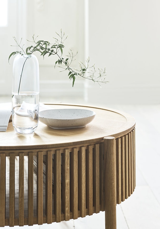 Jarrón Una, 25 cm, transparente