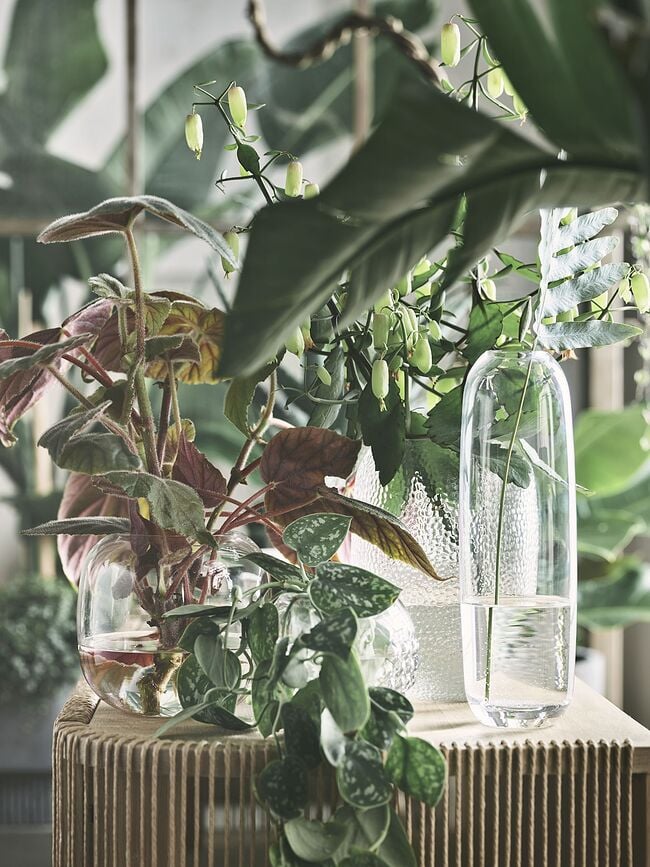 Jarrón Una, 29 cm, ahumado