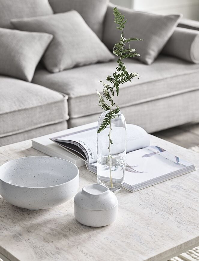 Jarrón Una, 29 cm, ahumado