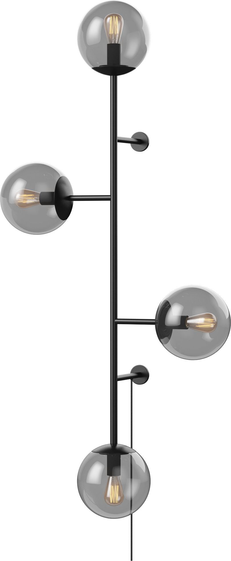 Lampa ścienna Orb czarna
