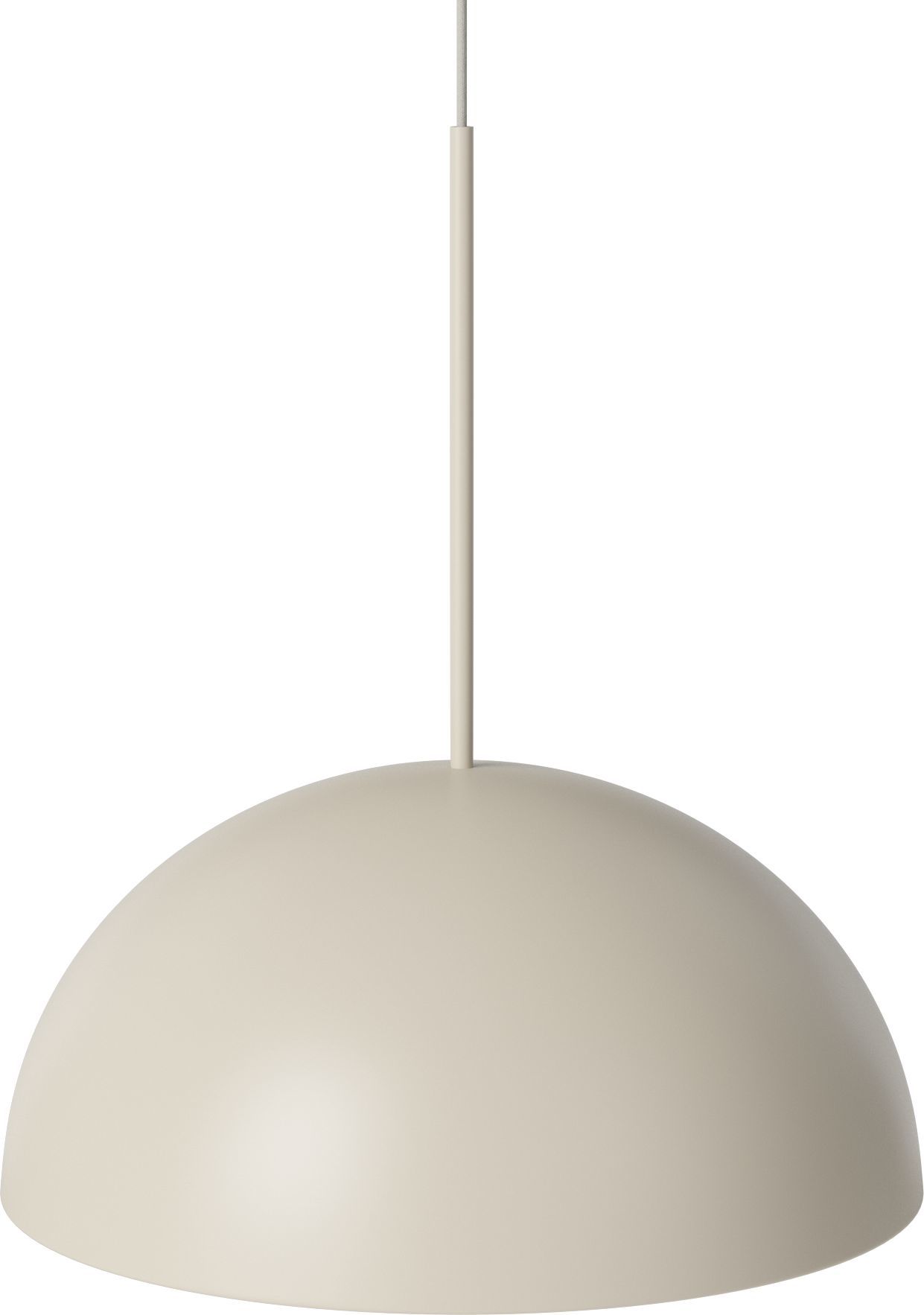 Lampa wisząca Aluna 60 cm kremowa