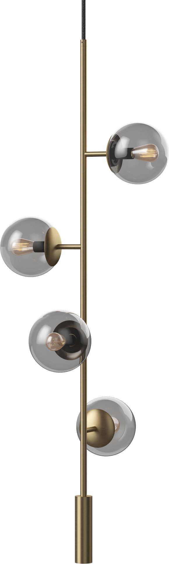 Lampa wisząca Orb mosiądz