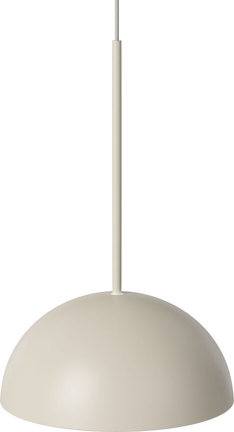 Lámpara colgante Aluna, 38 cm, crema