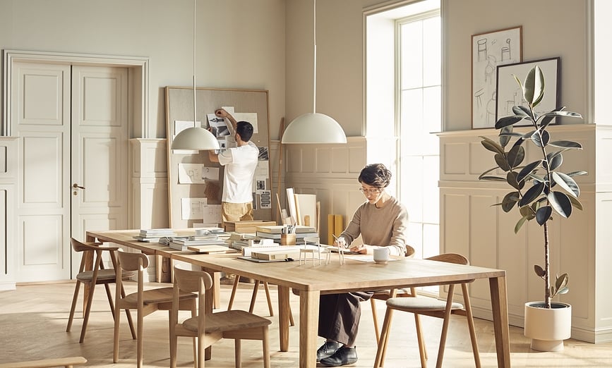 Lámpara Colgante de latón Aluna, 38 cm