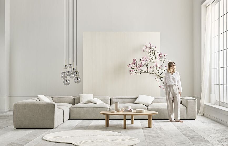 Lámpara Colgante Orb, 15 cm, gris