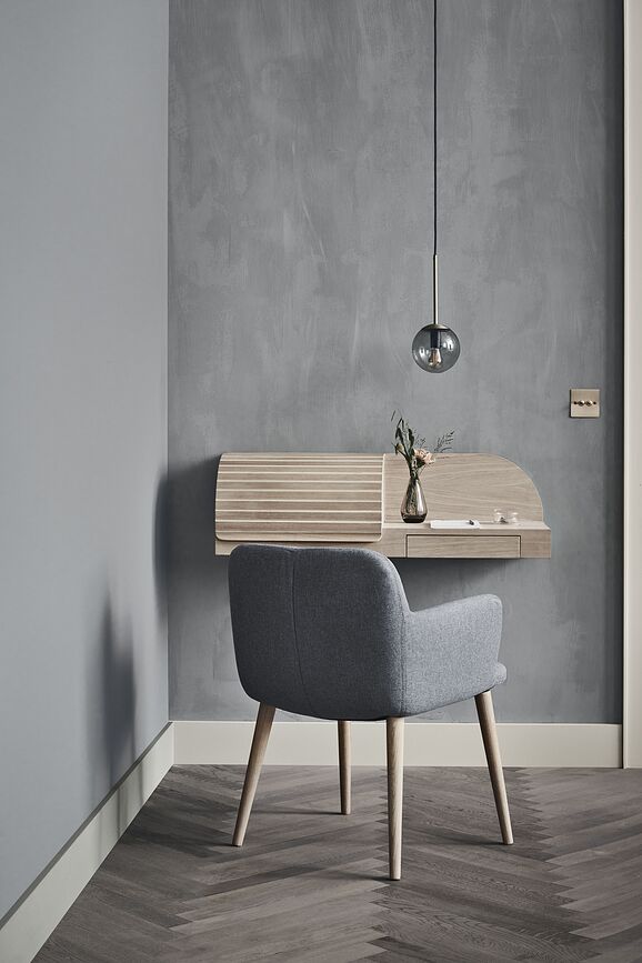 Lámpara colgante Orb, 20 cm, gris