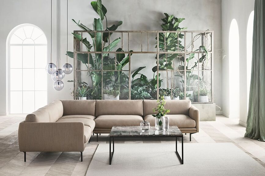 Lámpara colgante Orb, 20 cm, gris