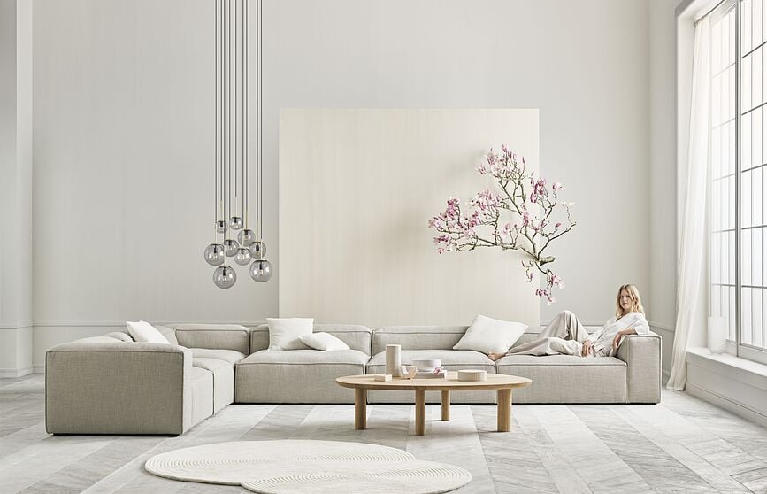 Lámpara Colgante Orb, 25 cm, gris