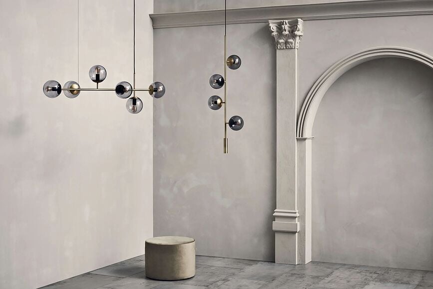 Lámpara de Techo Orb, gris