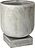 Maceta Podium, 55 cm, gris claro