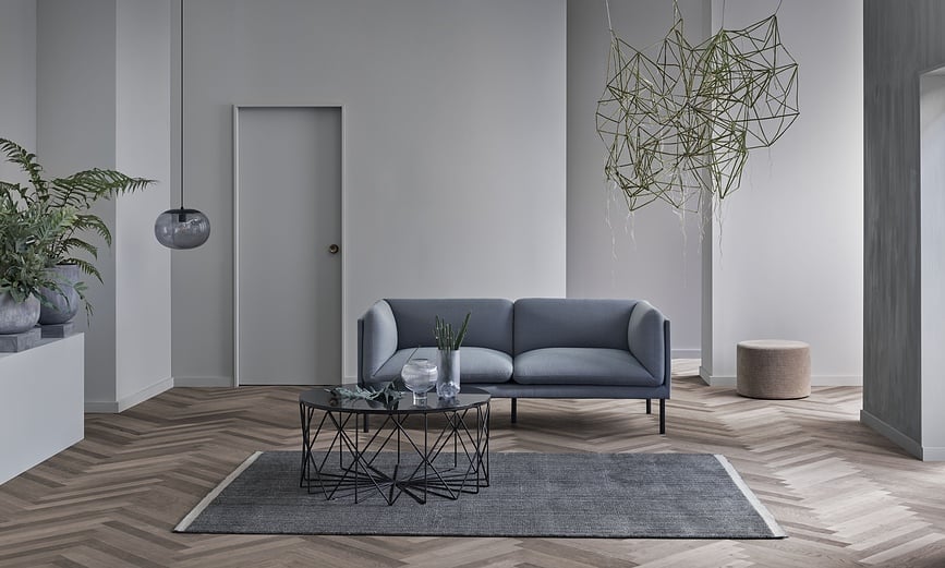 Maceta Podium, 33 cm, gris