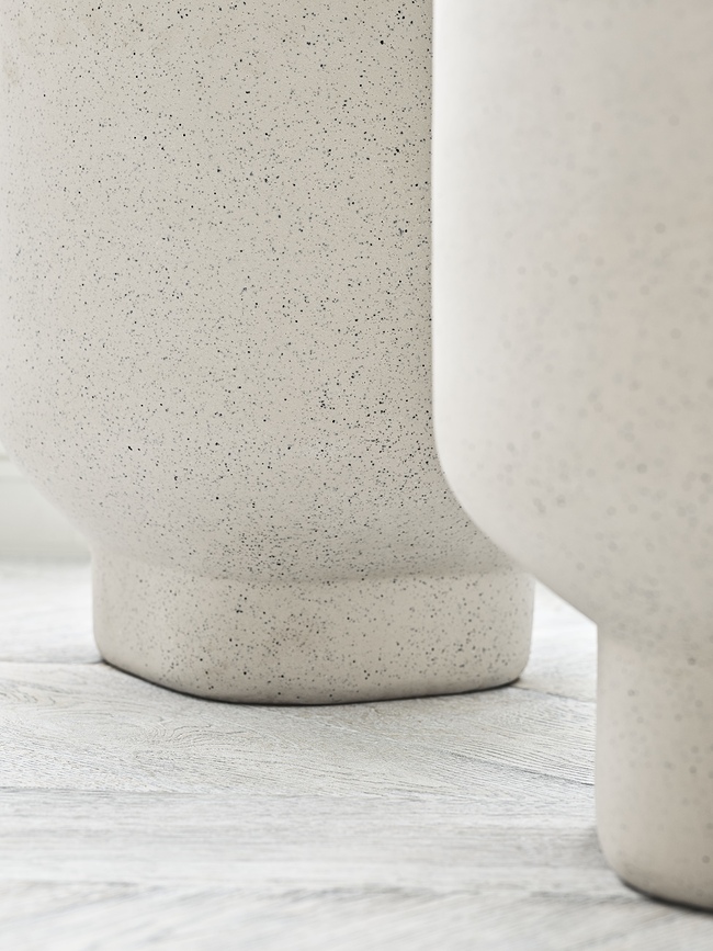 Macetero Forma, 41 cm, beige