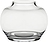 Mingei Vase 17 cm, transparent
