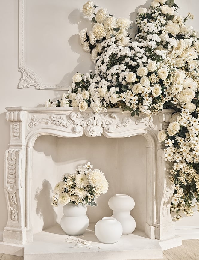 Mingei Vase 32,5 cm, opale