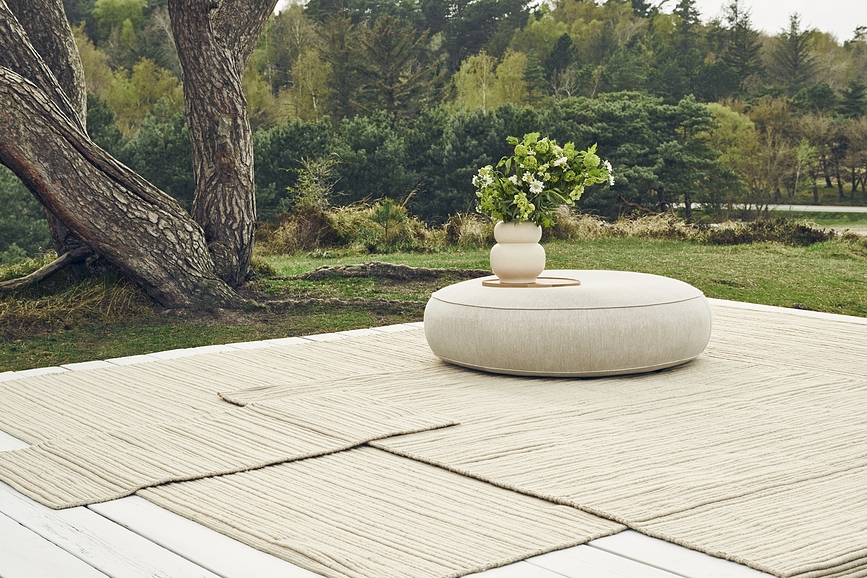 Mingei Vase 32,5 cm, en grès, sable