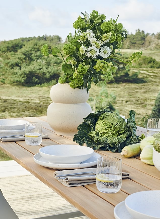 Mingei Vaza, 32,5 cm, peščena, kameninska