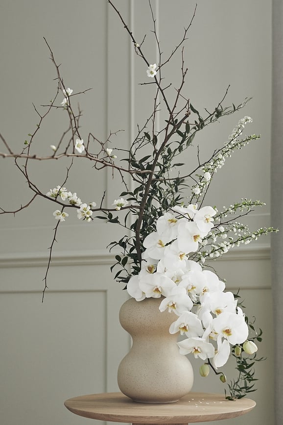 Mingei Vaza, 32,5 cm, peščena, kameninska