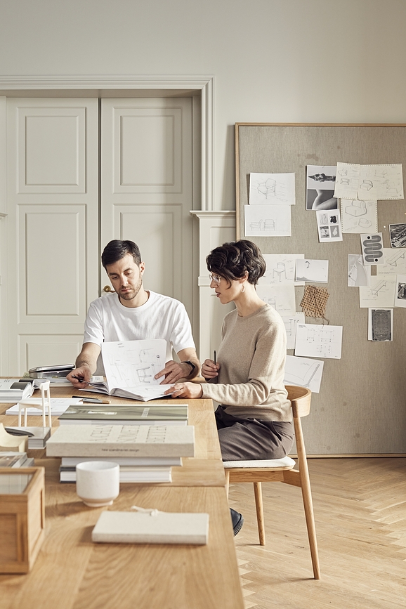 Norie Κουτί Αποθήκευσης, ξύλινο, δρυς φυσική, με γυάλινο καπάκι