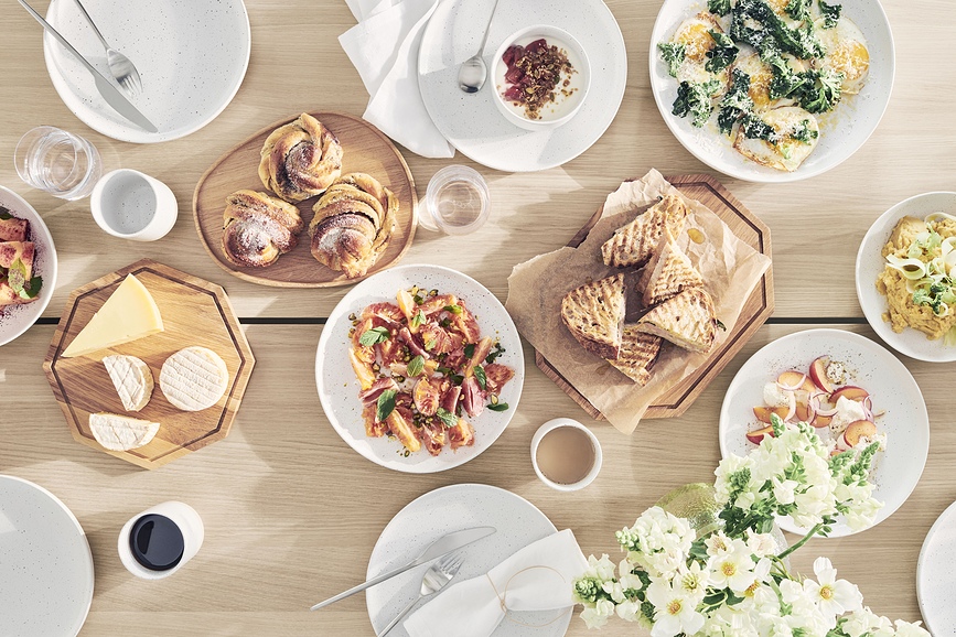 Octagon Επιφάνεια Κοπής, δρύινη, 40 cm