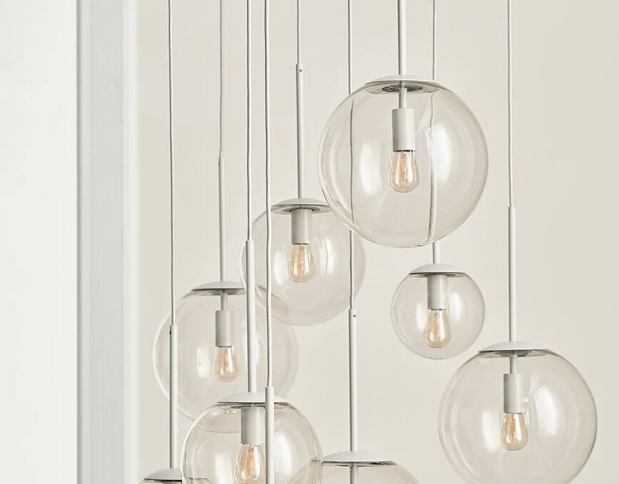 Orb Lampa viseća 20 cm siva