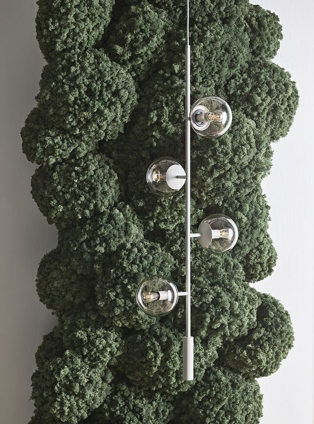 Orb Lampa viseća siva