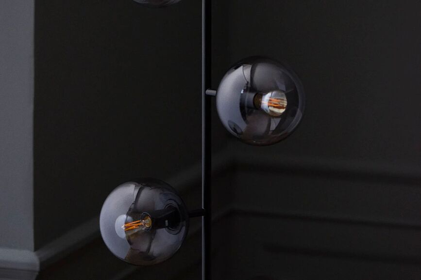 Orb Lampe sur pied, laiton