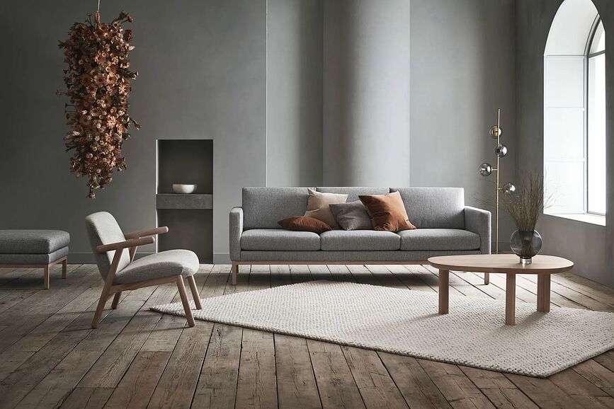 Orb Lampe sur pied, laiton