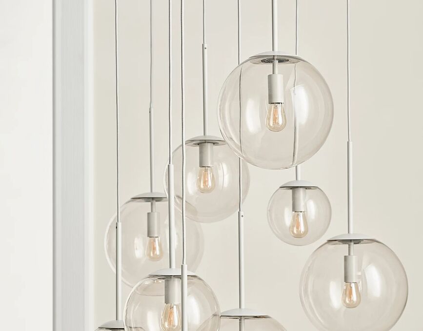 Orb Suspension, 25 cm, grise