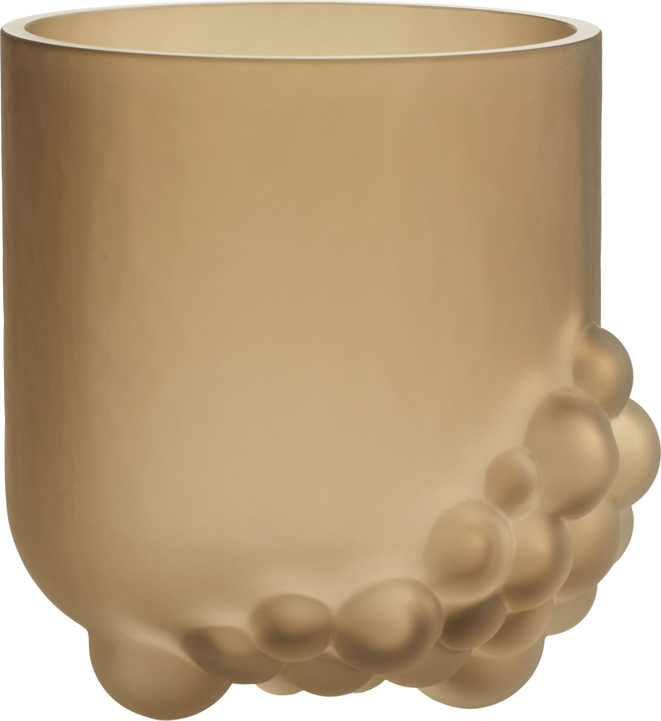 Osłonka na doniczkę Bulk 16 cm karmelowa