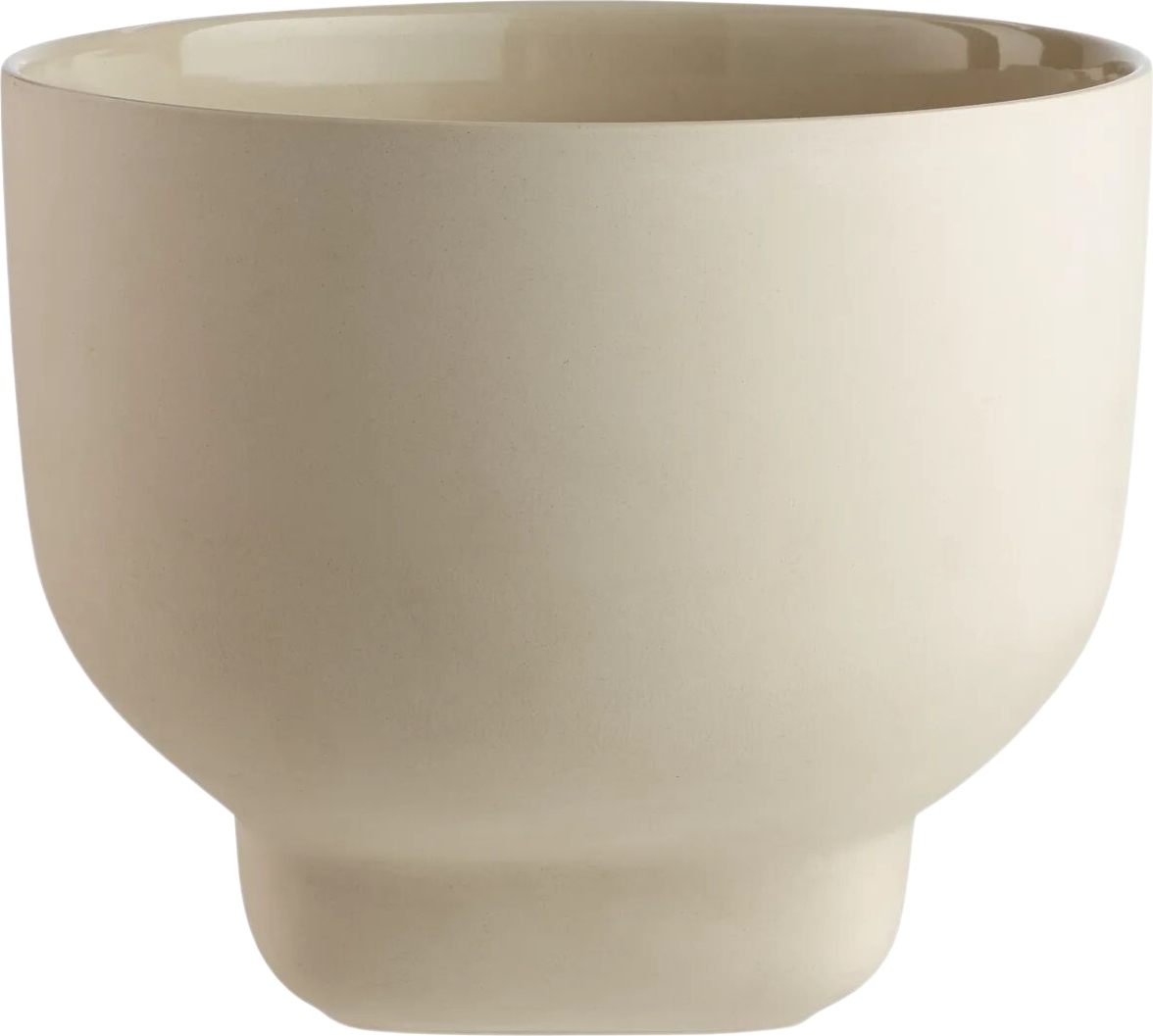 Osłonka na doniczkę Forma 24 cm beżowa