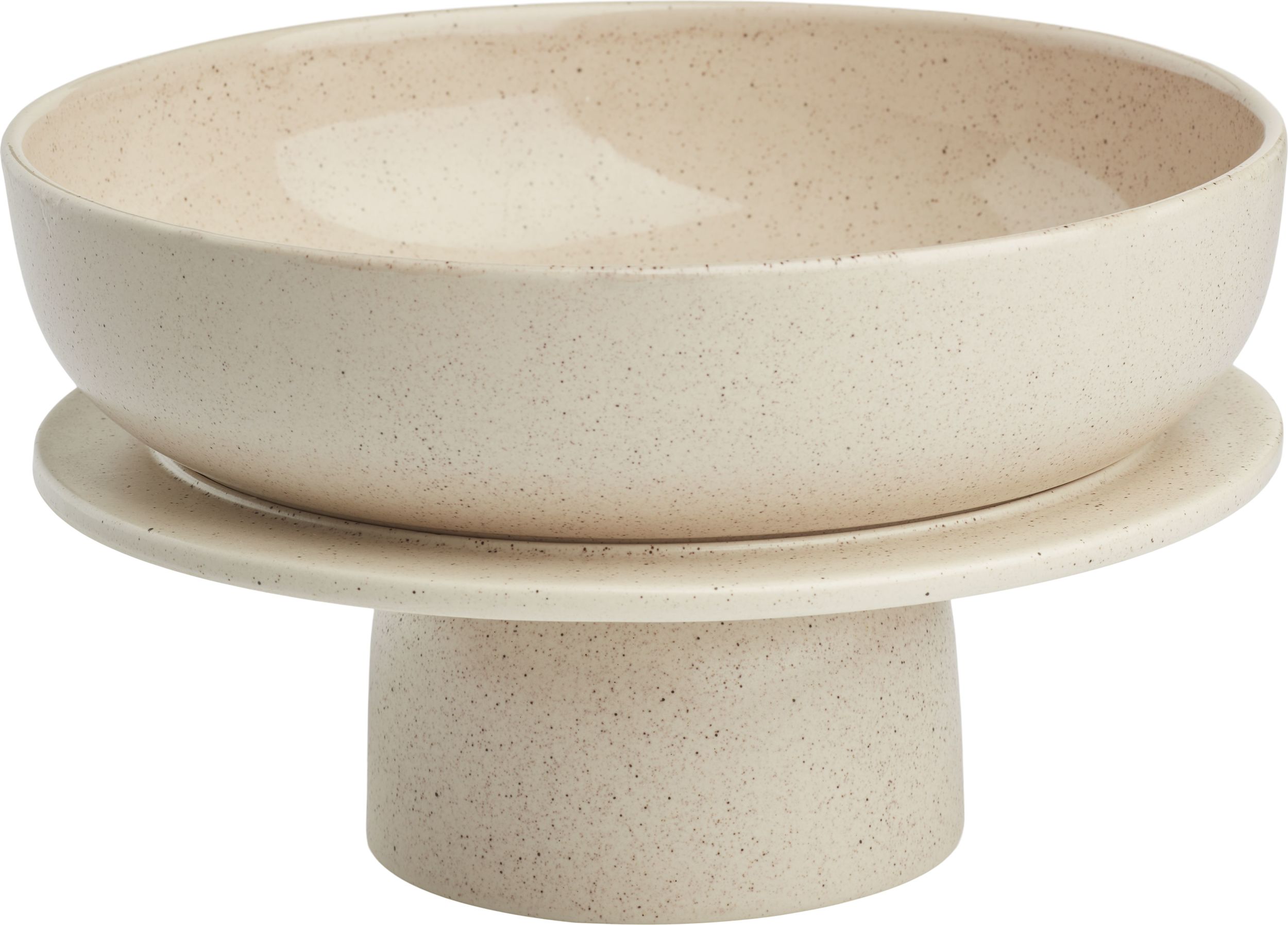 Patera Hour 25 cm piaskowa
