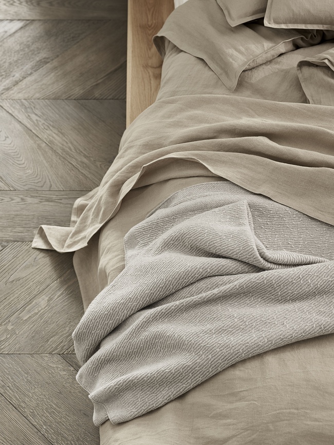 Plover Plaid 140 x 190 cm, sable