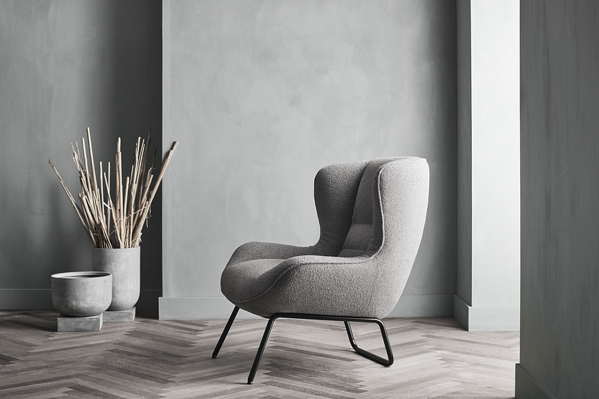 Podium ΓΛΑΣΤΡΑ, 33 cm, γκρι