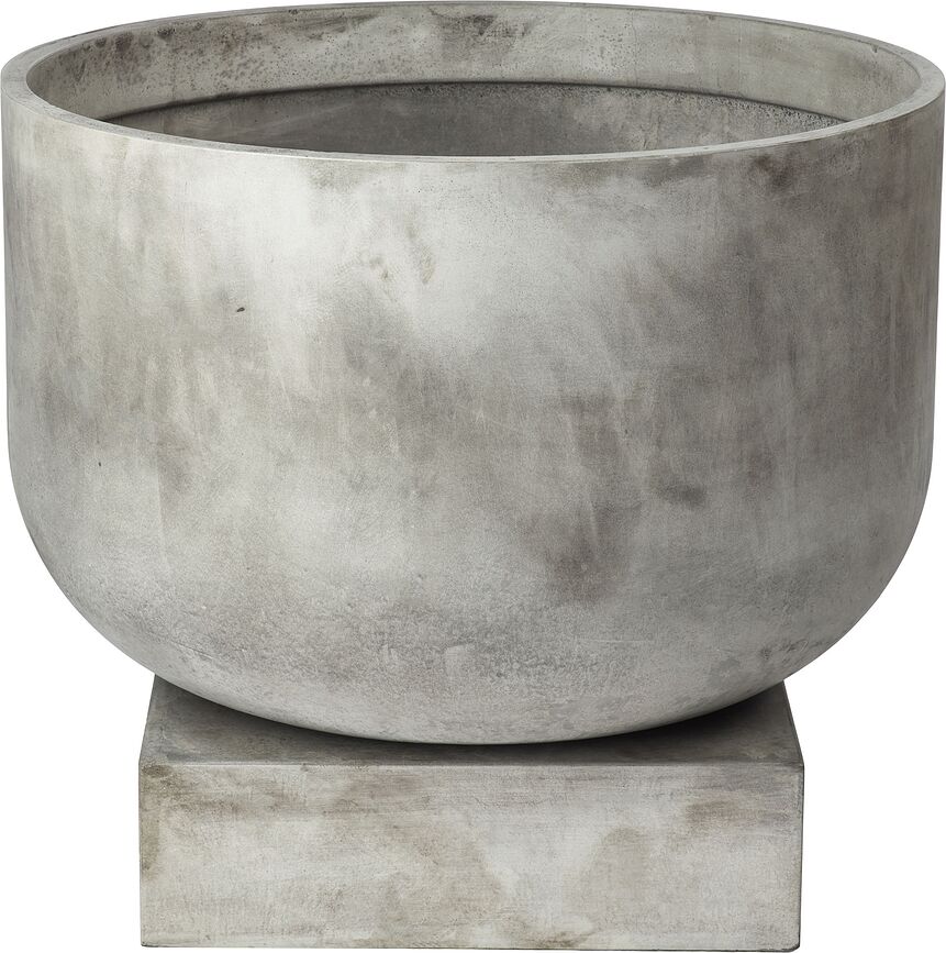 Podium Cvetlični lonec, 55 cm, svetlo siva