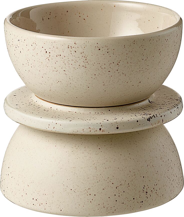 Portavelas para vela de té Hour, 8,5 cm, color arena